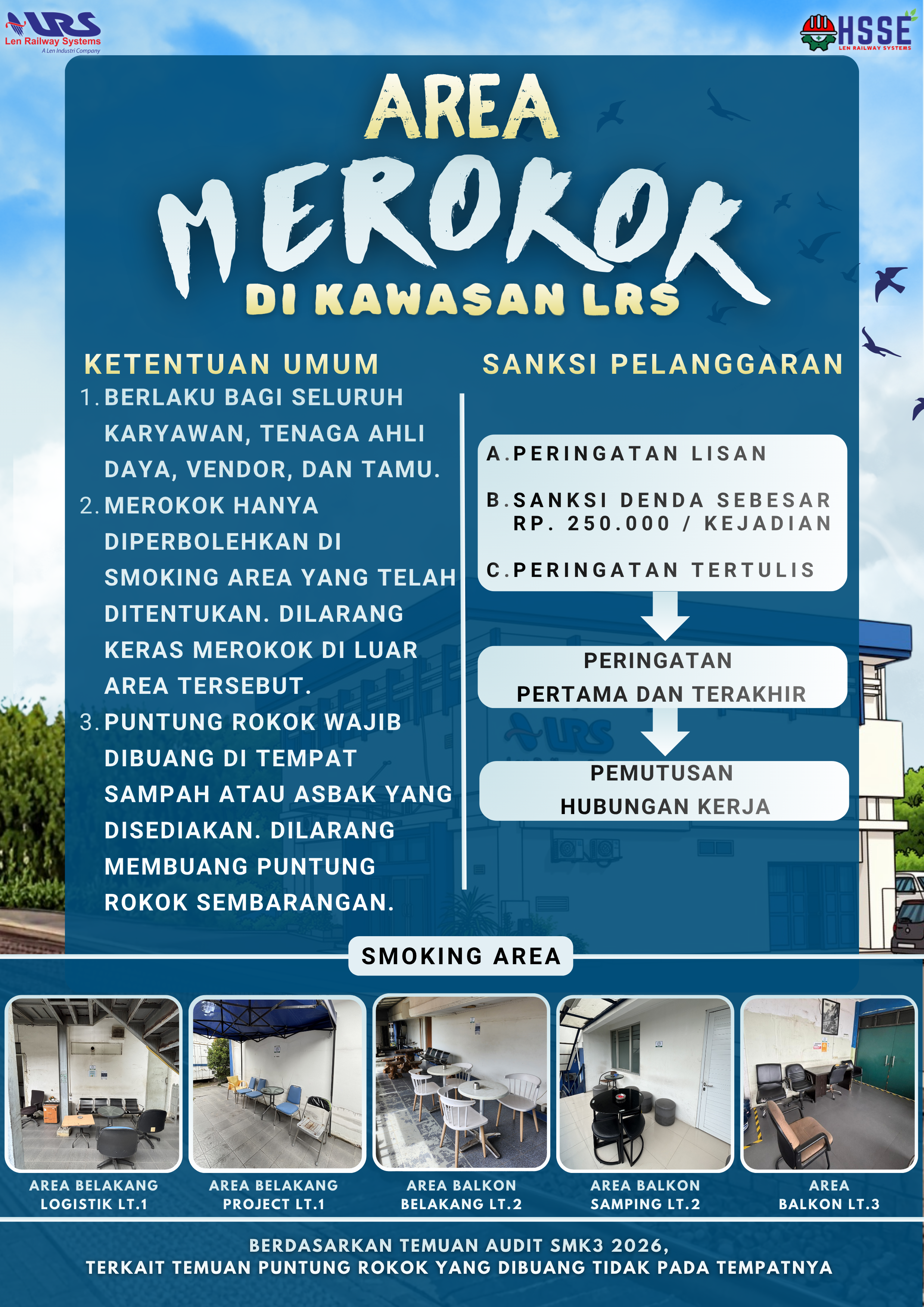 Ketertiban Merokok di Area Kerja